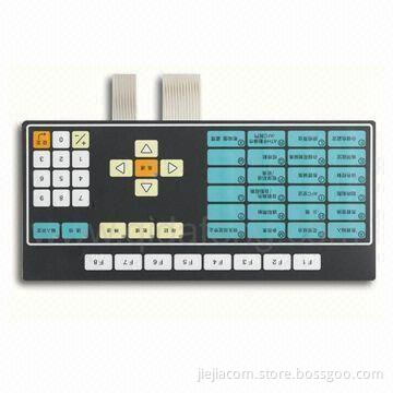 Membrane Switch, Industrial Machinery with Poly Domes On the Circuit